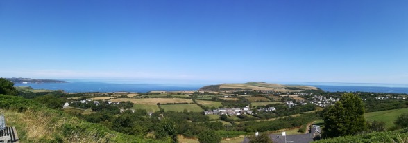 View of Dinas Head
